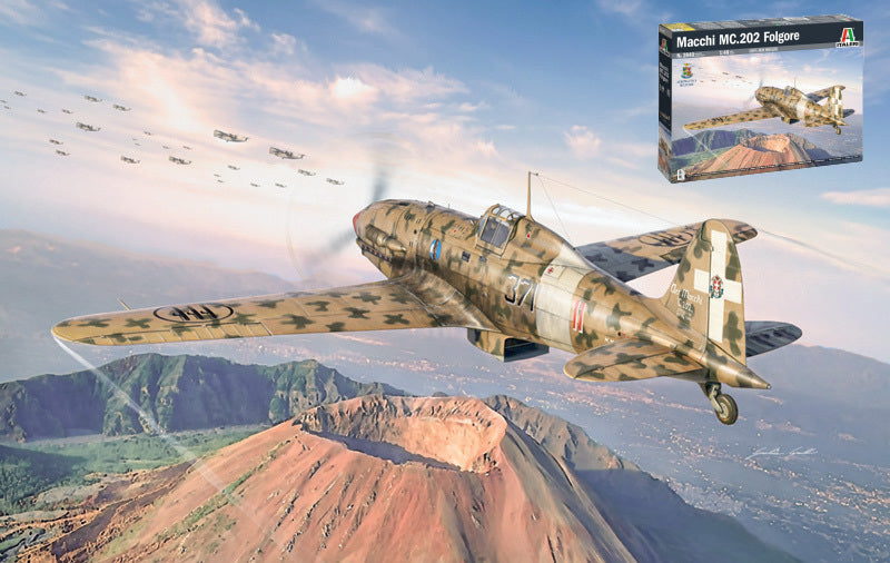 MACCHI MC 202 FOLGORE KIT 1:48 Scala 1:48 Italeri