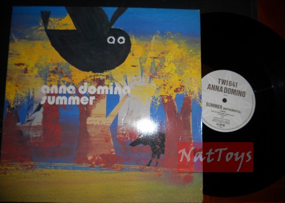 12" 33 Anna Domino SUMMER (Hollande 1986, LES DISQUES DU CREPUSCULE TWI641) EX/EX