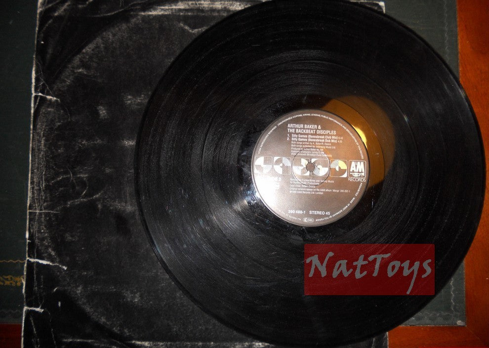 12" 33 Arthur Baker & The Backbeat Disciples DERNIÈRE CHOSE DANS MON ESPRIT/JEUX SILLY