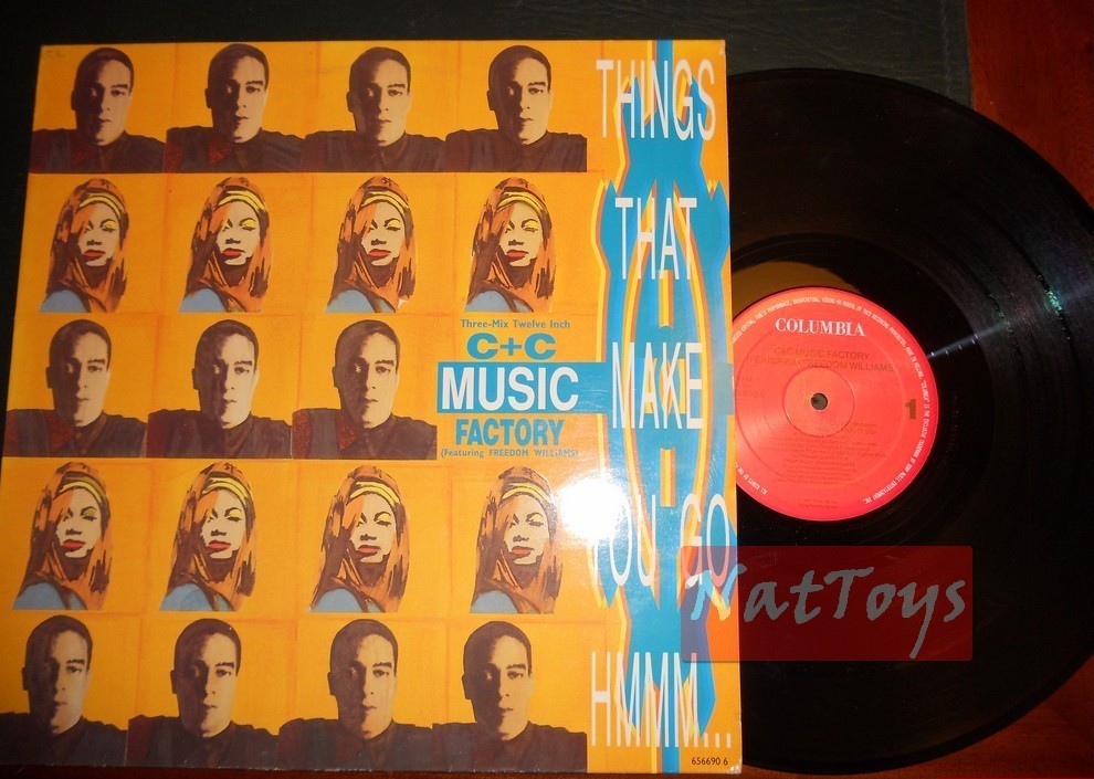 12" 33 C&C Music Factory DES CHOSES QUI VOUS FONT ALLER HMMM... 1991 COLUMBIA - EX/NM