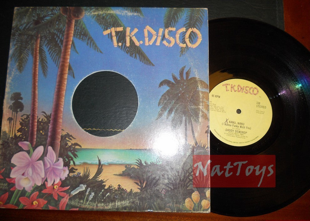 12" 33 Daddy Dewdrop NANU, NANU (JE VEUX FUNKY AVEC VOUS)/LA VRAIE CHOSE - VG/EX
