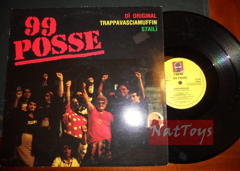 12" 33 TOURS 99 Posse RAFANIELLO/SALARIO GARANTI (Italie 1992 SQUAD 001) EX+/EX+