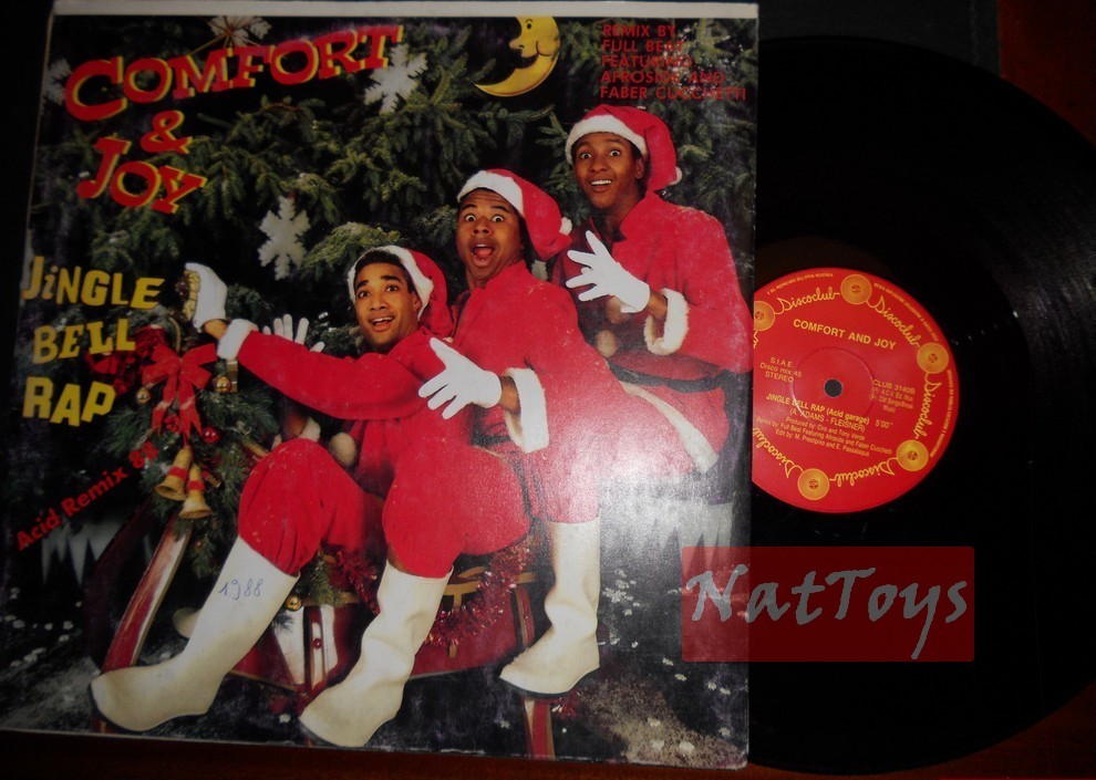 12" 33 TR/MIN Comfort & Joy JINGLE BELL RAP (Italie 1988 DISCOCLUB CLUB 3140) VG/VG
