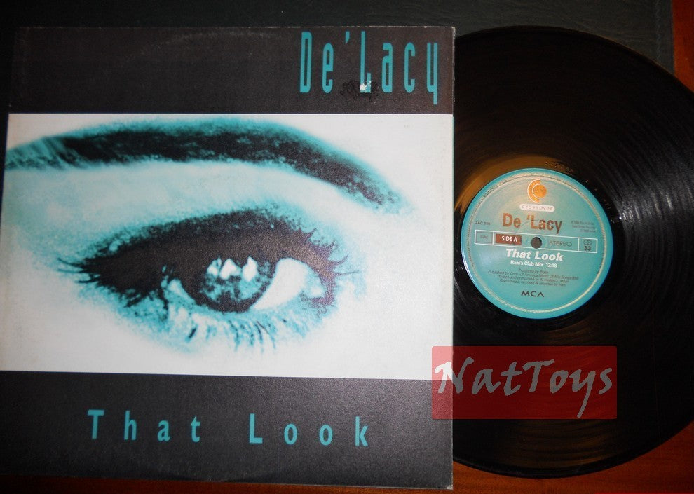 12" 33 TR/MIN De'Lacy QUI LOOK (Italie 1996, CROSSOVER ZAC 106) - EX/EX