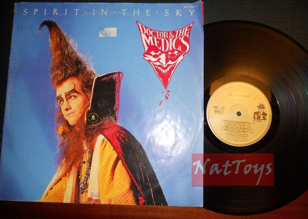12" 33 tours Doctor & The Medics SPIRIT IN THE SKY (Royaume-Uni 1986, IRMTB113) - EX/EX