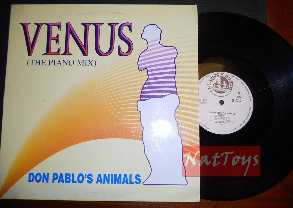 12" 33 Tours Don Pablo's Animals VENUS (Espagne 1990 BLANCO Y NE*RO MX-250) - VG/VG