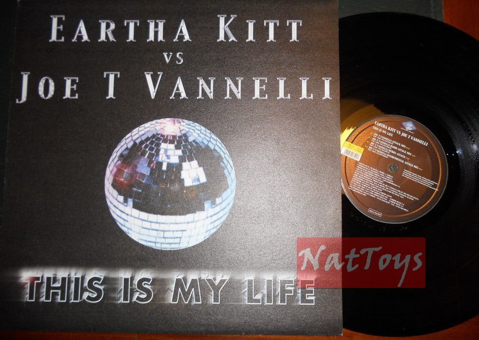 12" 33 RPM Eartha Kitt vs. Joe T Vannelli THIS IS MY LIFE (2001 DB 154) - NM/NM