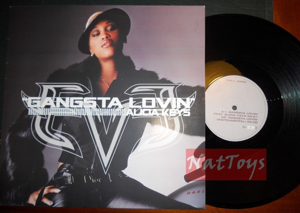 12" 33 RPM Eve ft Alicia Keys GANGSTA LOVIN'/QUI EST CETTE FILLE ? (Royaume-Uni 2002) NM/NM