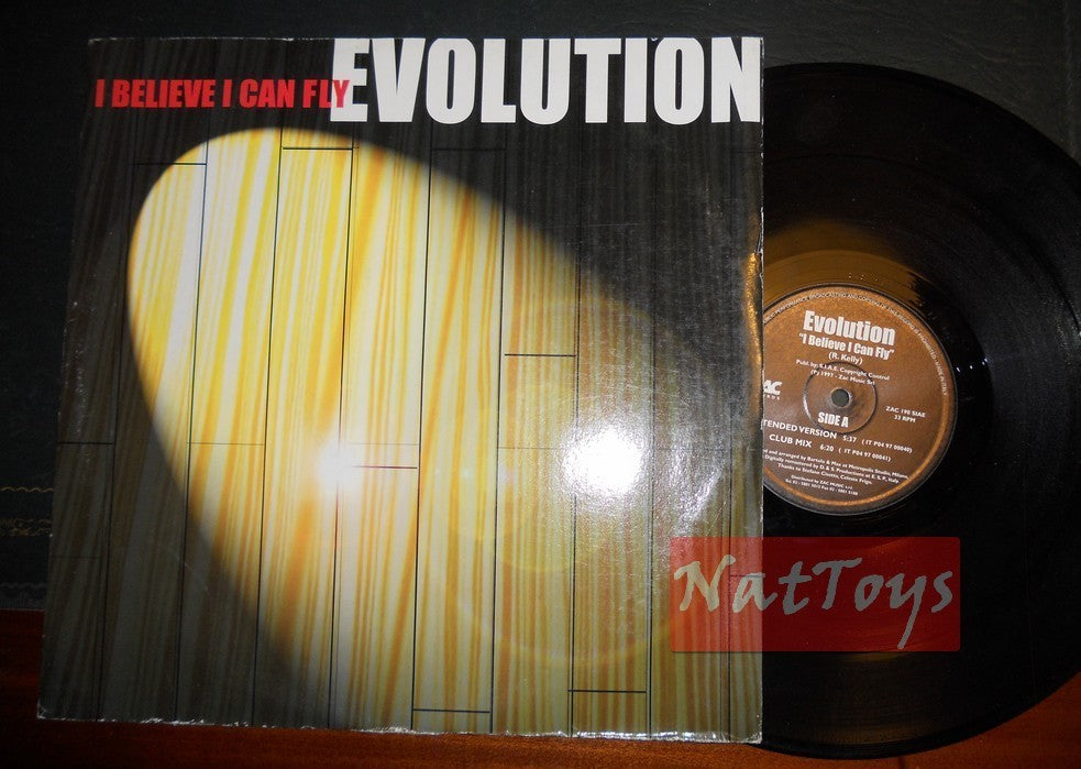 12" 33 RPM Evolution I BELIEVE I CAN FLY (Italie 1997, ZAC 190) - VG/VG