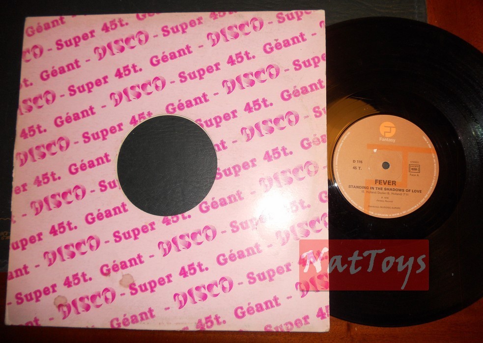 12" 33 RPM Fever DEBOUT DANS LES OMBRES DE L'AMOUR (1979, FANTASY D 115) - VG/VG