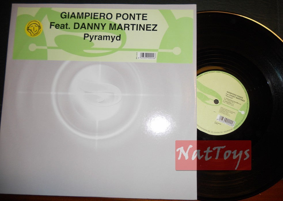 12" 33 tours Giampiero Ponte avec Danny Martinez PYRAMYD 2001 BN 004 EX/EX