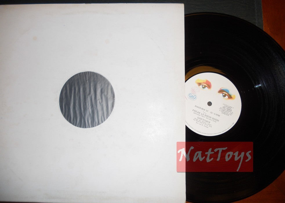12" 33 Tours Gretchen FREAK LE BOOM/BOOGIE BOOGIE (Italie 1980, GG 16002) - EX/NM