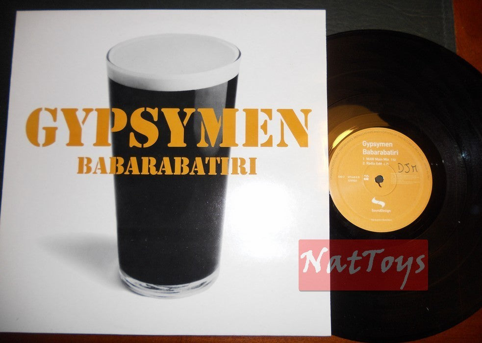 12" 33 RPM Gypsymen BABARABATIRI (Italy 2001 SOUNDDESIGN/SONY 671448 6) - NM/NM