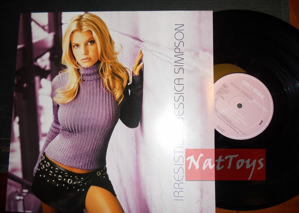 12" 33 RPM Jessica Simpson IRRESISTIBLE (Holland 2001, COL 670751 6) - NM/NM