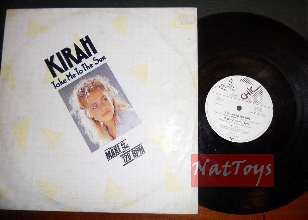 12" 33 RPM Kirah TAKE ME TO THE SUN (Germany 1986, CHIC 6.20543) - VG/VG