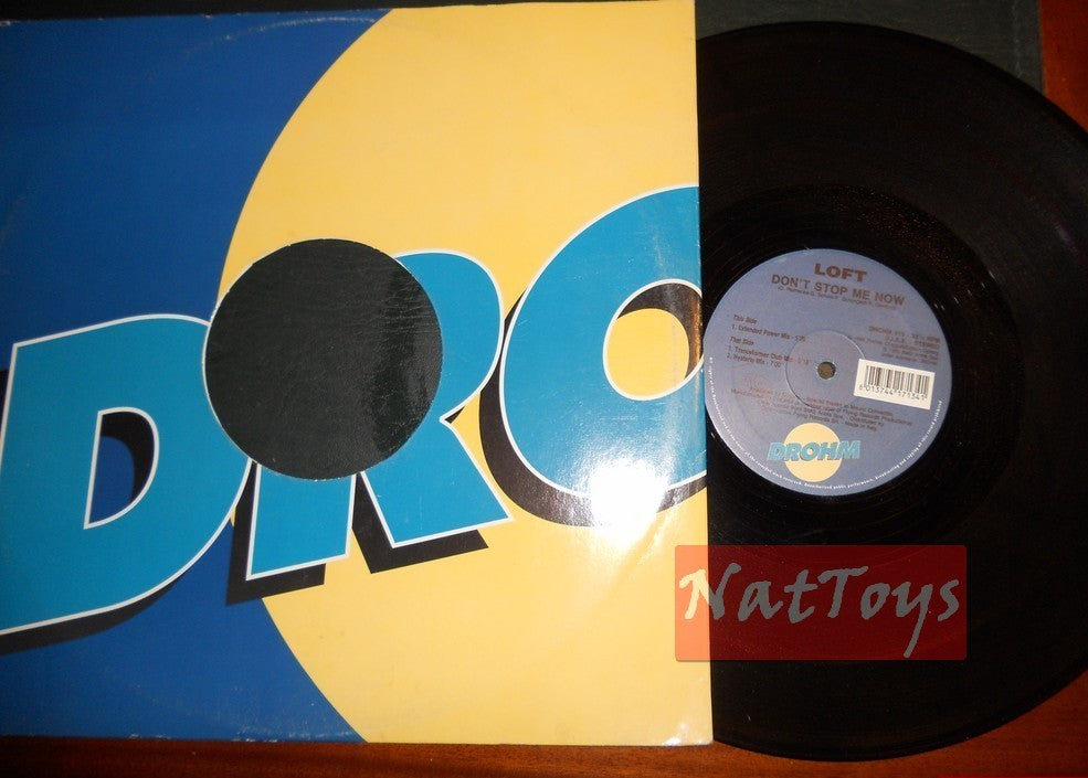 12" 33 RPM Loft DON'T STOP ME NOW (Italie 1995, DROHM 013) - EX/EX