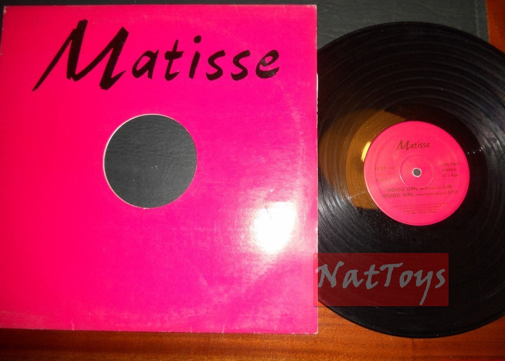 12" 33 RPM Matisse INDIGO GIRL (Italy 1986 DISCHI CIPRIA SPQR 1131) - EX/EX