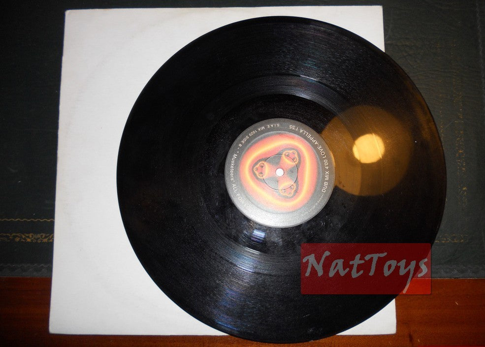 12" 33 RPM Musketeers ALL FOR LOVE - REMIX (Italy, DISCOMAGIC MIX 1020) - VG/VG