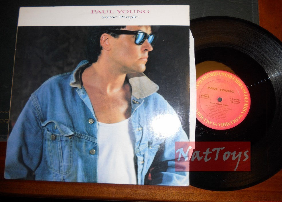 12" 33 RPM Paul Young SOME PEOPLE (USA 1986, COLUMBIA 44-05979) - EX/NM