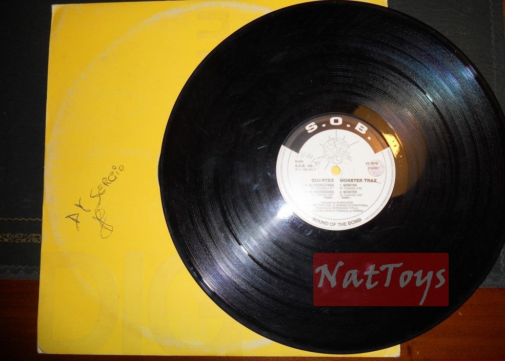 12" 33 Tours Quartex AU WIEDERSCHEN/Monster Trax MONSTER 1992, SOB 120 - VG/VG