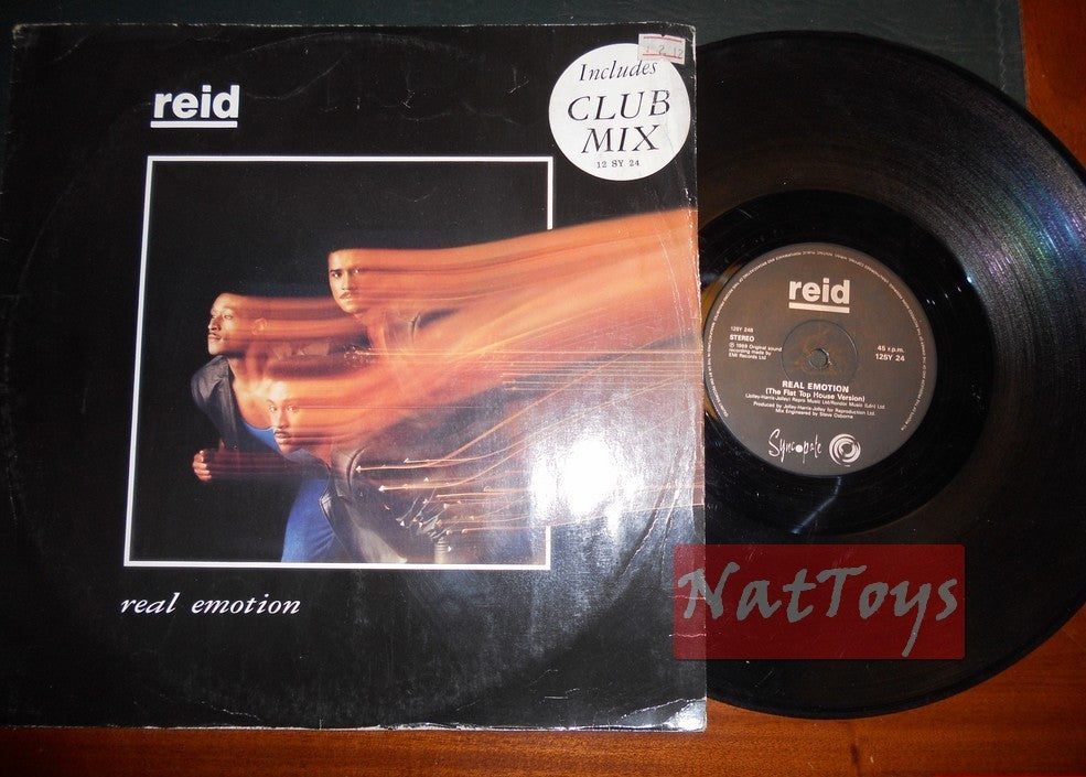 12" 33 GIRI Reid REAL EMOTION (U.K. 1989, SYNCOPATE 12SY 24) - VG/VG