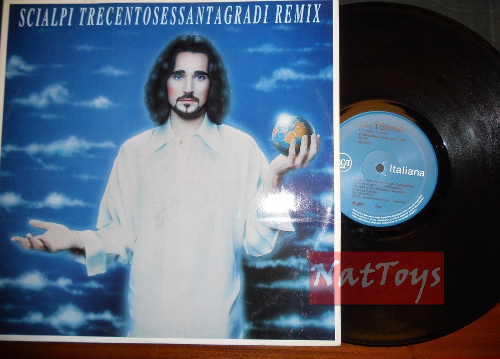 12" 33 GIRI REMIX Scialpi TRECENTOSESSANTAGRADI E' UNA NANNA (1992, RCA) EX/EX