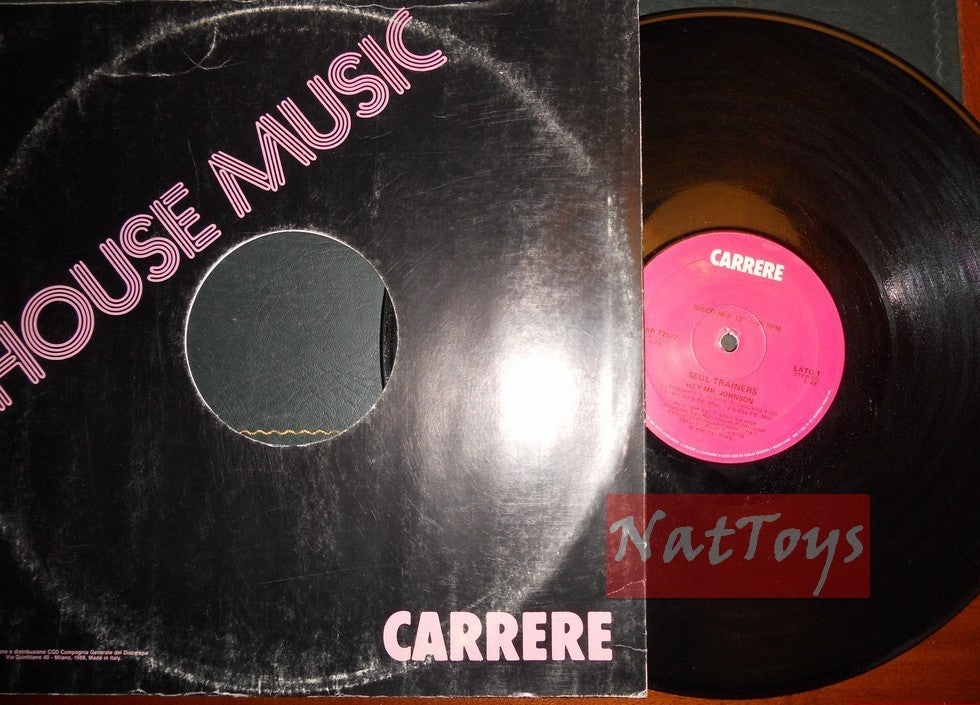 12" 33 GIRI Seul Trainers HEY MR. JOHNSON/GOING (1988, CARRERE CAR 72522) VG/VG