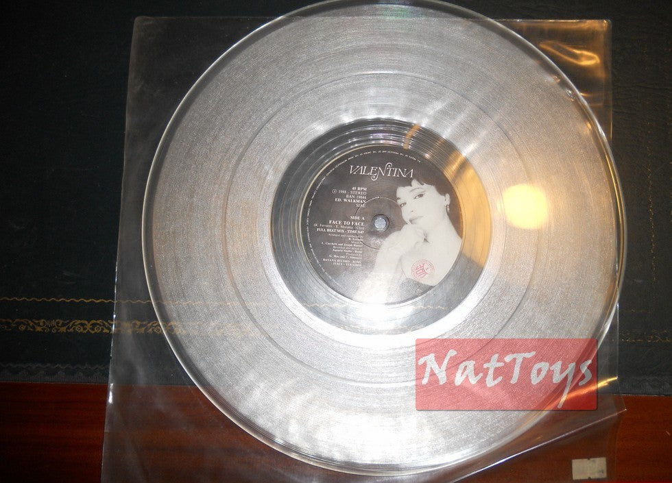 12" 33 TR/MIN Valentina FACE TO FACE (Italie 1988, BAN 19844) - VG/EX