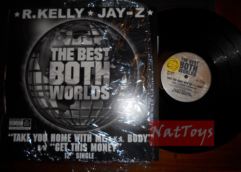 12" 33 R. Kelly & Jay Z TAKE YOU HOME WITH ME A.K.A. BODY/GET THIS MONEY NM/NM