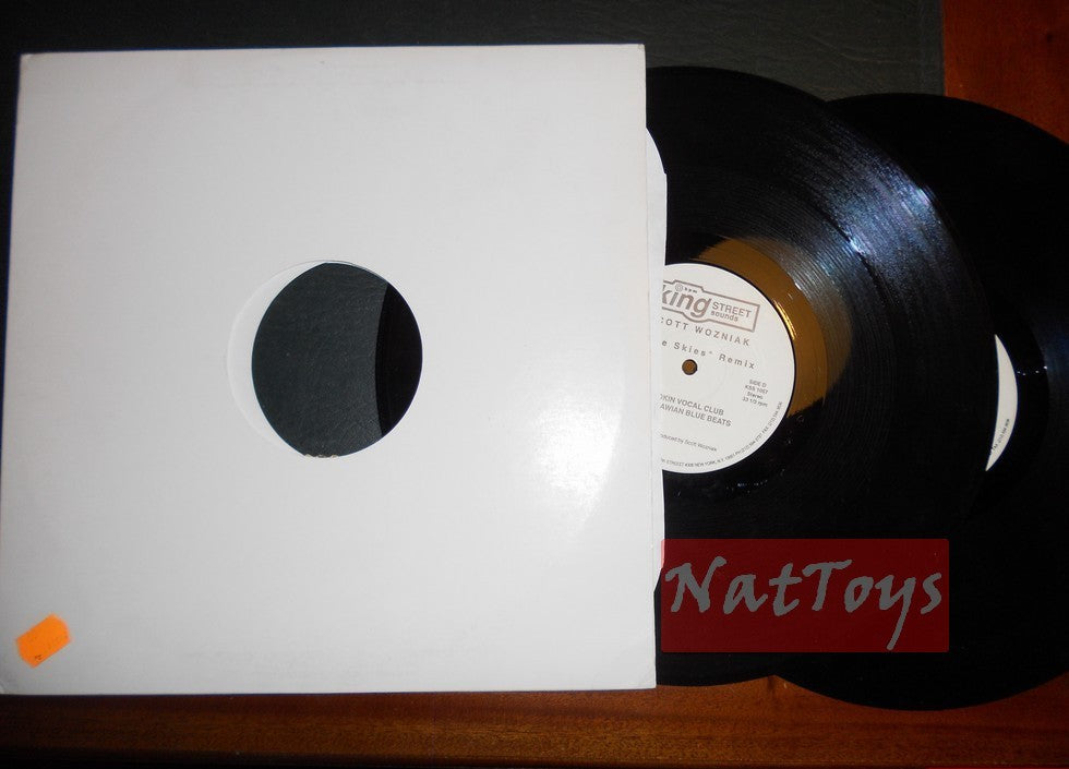 12" 33 Scott Wozniak BLUE SKIES - REMIX (U.S.A., KSS 1057) - NM/NM/NM 2 EP promo