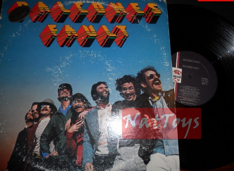 12" LP 33 RPM Balcones Fault BALCONS FAULT (USA 1977, CR-1004) - VG/EX