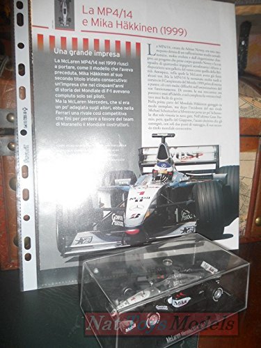 EDICOLA RBA McLaren Mercedes Mp4/14 1999 F1 MODELLINO Hakkinen Die Cast 1:43 +fascicolo