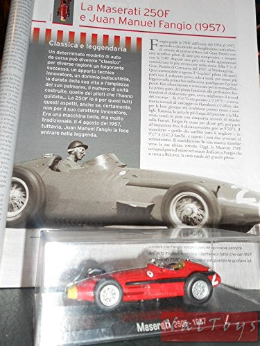 DICOLA RBA F1 Maserati 250F 1957 Fangio DIE CAST 1:43 MODEL +fascicolo