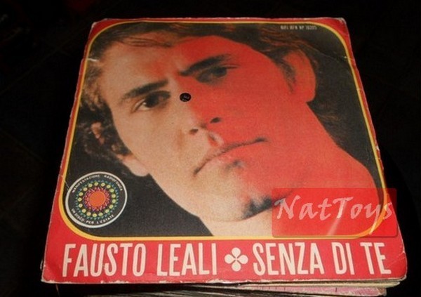 7" 45 tours Fausto Leali SENZA DI TE/OSCURITA' (1967, RIFI RFN NP 16205) - VG/EX