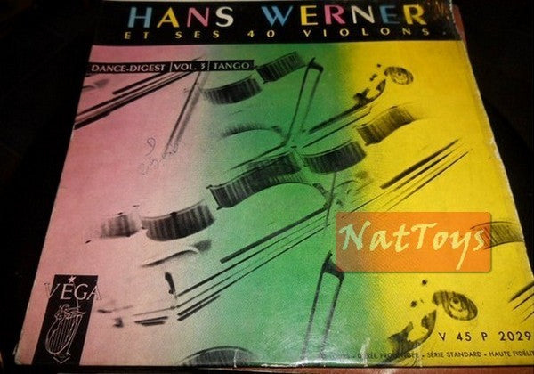 7" 45 GIRI H Werner LA CUMPARSITA + JALOUSIE/PARADE TANGO + LE TANGO RUMINANT EP
