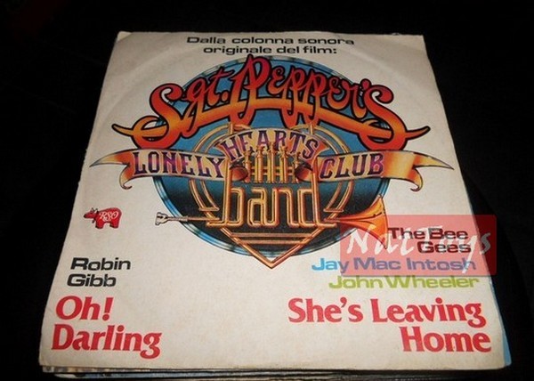 7" 45 TR/MIN Robin Gibb OH! DARLING/Bee Gees ELLE QUITTE LA MAISON 1978 - EX/EX