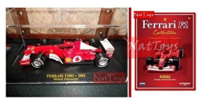 EDICOLA Ferrari Collection F1 F2002 Schumacher Model Die Cast +Box +fas.10 1:43 Compatibile con