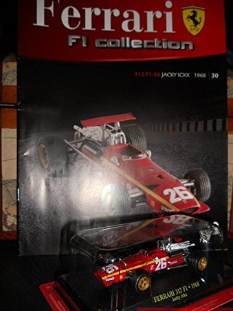 Editoria Model Compatibile con Ferrari F1 312 1968 Jacky Ickx Lino Die Cast 1:43 + fascicolo Fabbri