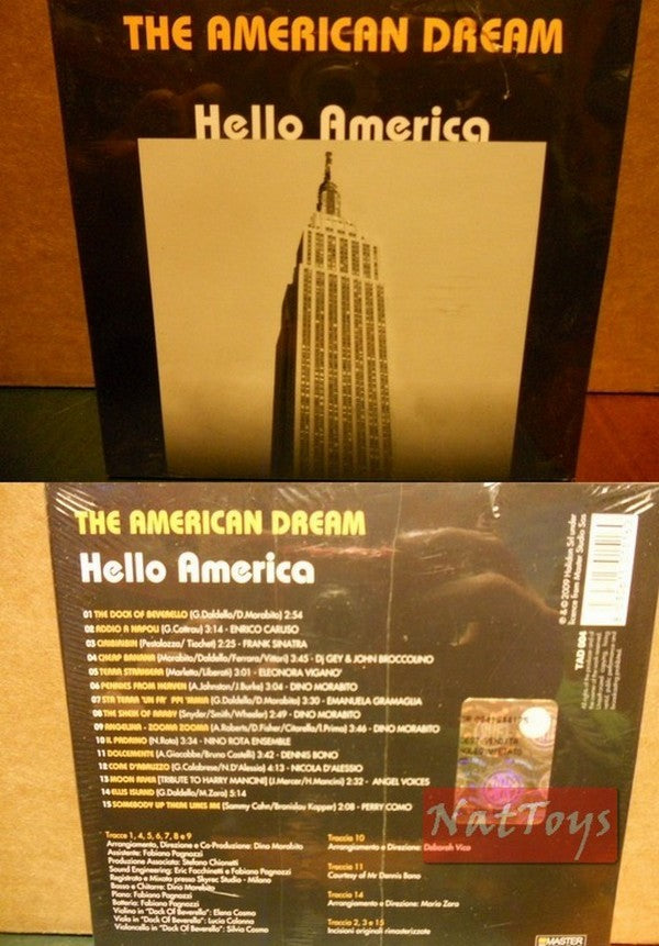 COMPILATION THE AMERICAN DREAM HELLO AMERICA Nouveau CD audio original nouveau