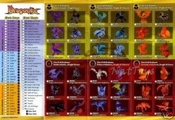 DRAGONIX SÉRIE 1 Figurines INTIR DARK BLACK figurines 5cm