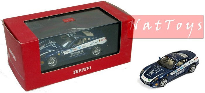 EDITORIA Modellino Ferrari Collection F599 GTB Panamerican 2006 Blue Rare Ixo DIE CAST 1:43
