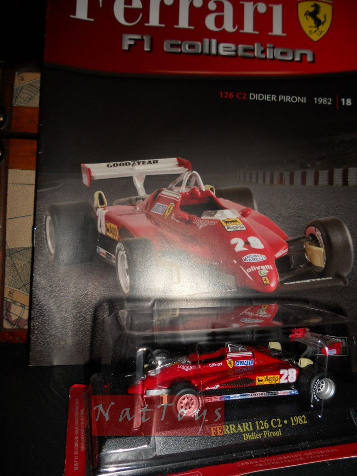 EDITORIA Modellino Ferrari F1 Collection 126 C2 Pironi + fas. Fabbri DIE CAST 1:43