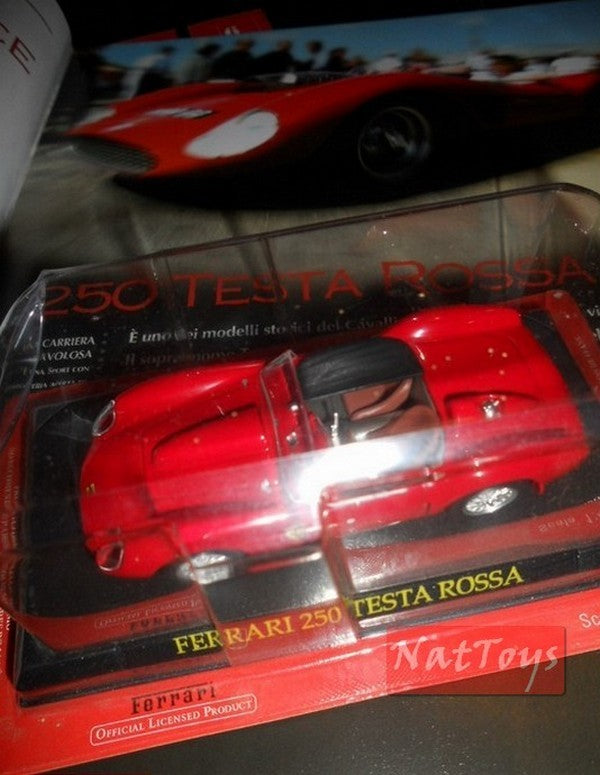 EDITORIA Modellino Ferrari Fabbri Collection 250 Testa Rossa DIE CAST 1:43 +fas.6