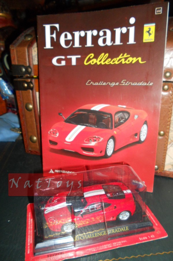 EDITORIA Modellino Ferrari GT Collection Challenge Stradale +fas.44 DIE CAST 1:43