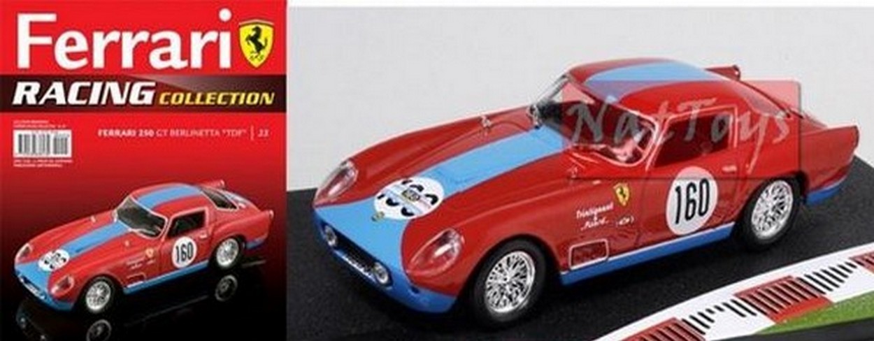 EDITION Maquette Ferrari Racing Collection 250 Gt Berlinetta TDF DIE CAST 1:43 + fas.23
