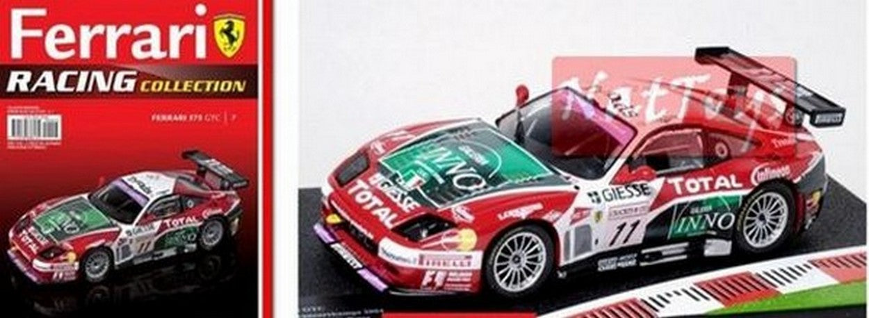 EDITORIA Modellino Ferrari Racing Collection 575 GTC DIE CAST 1:43 + fas. 7 SCALE