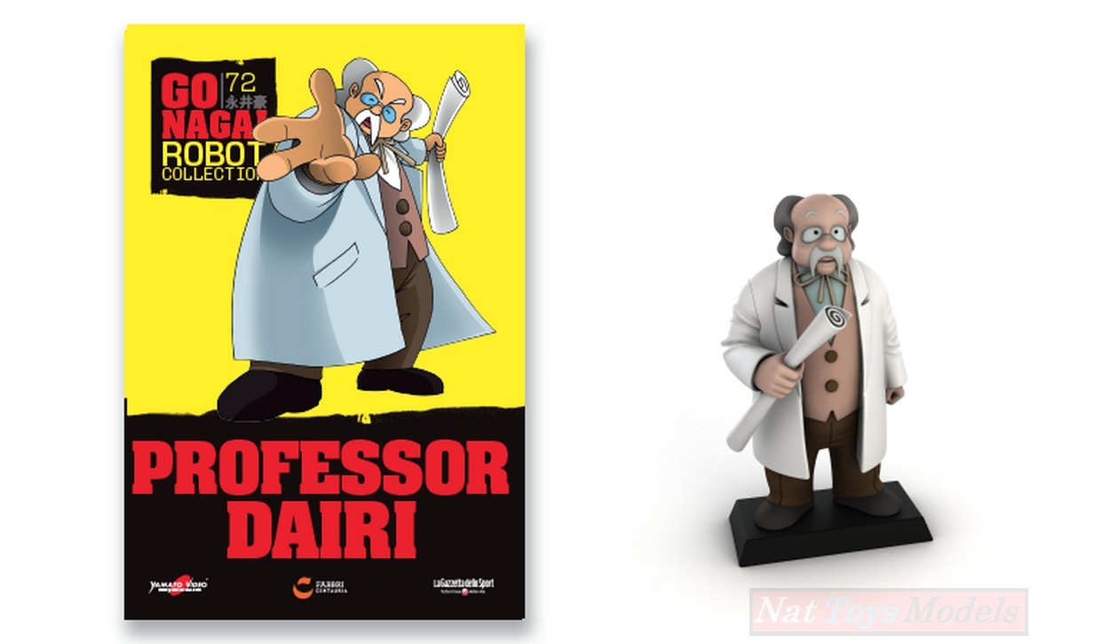 Modèle d'édition GO NAGAI Robot professeur Dairi Statue Collection figurine en plomb Miniature + fas