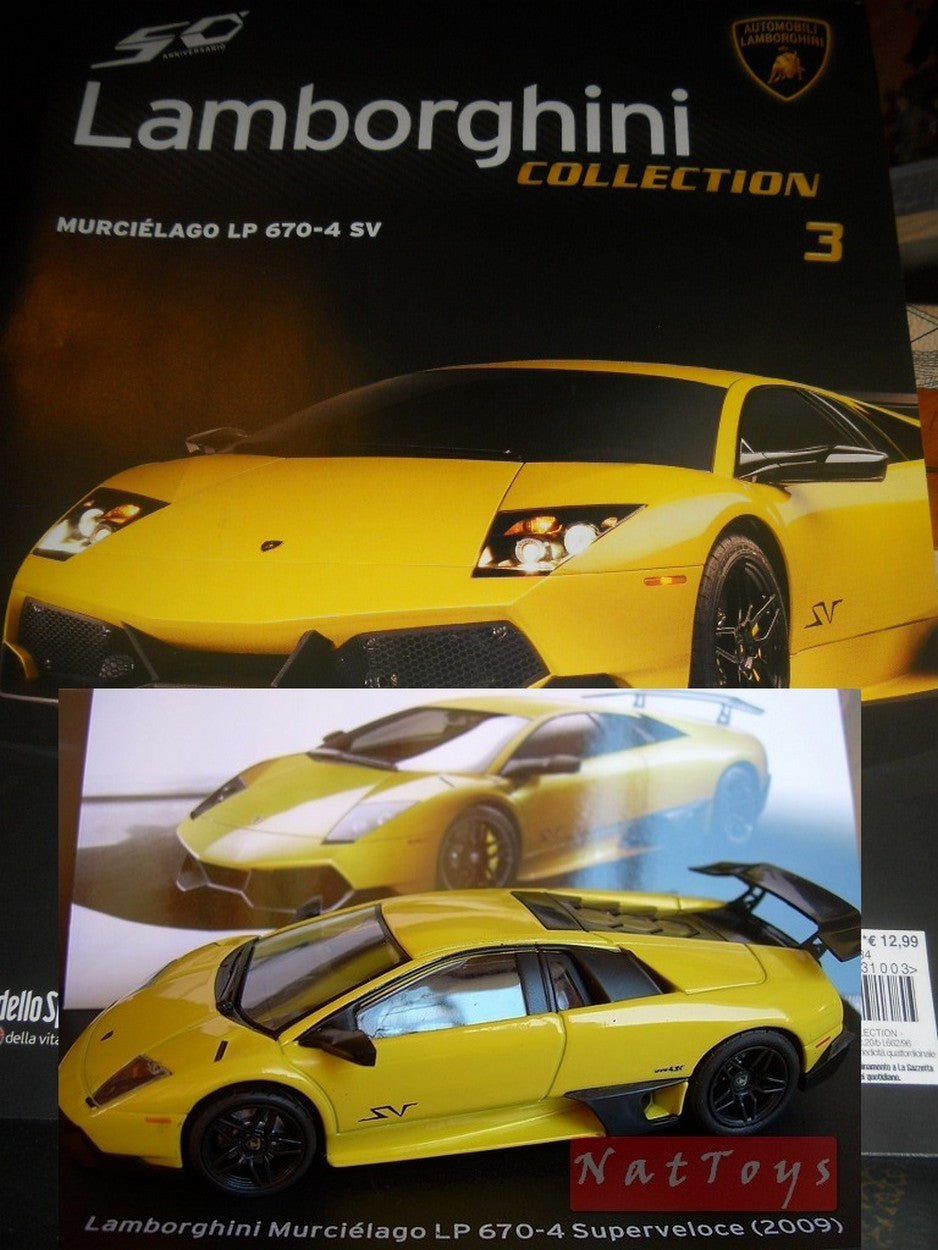 EDITION Modèle Lamborghini Collection 50 Ans Murcielago LP 670-4 Superveloce 2009 +fas 1:43
