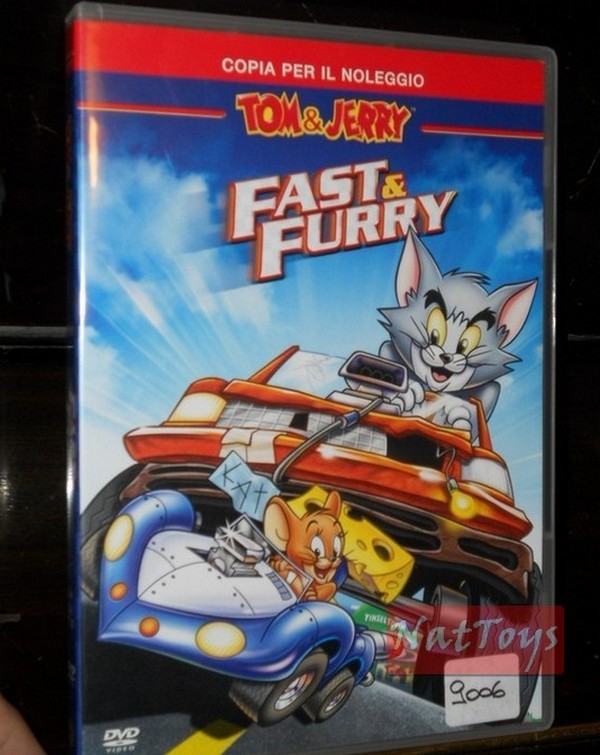 FAST & FURRY TOM & JERRY Animazione Cartone Film DVD Originale Video