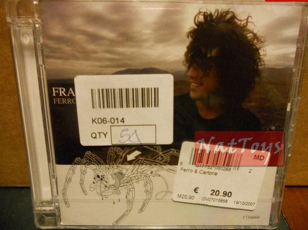 FRANCESCO RENGA FERRO E CARTONE New Original New Audio CD